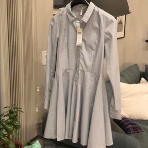 Brand New BCBG Long Sleeve Pleated Dress